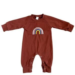 Boho Rainbow Long Sleeve Romper | Approx. 3-6M